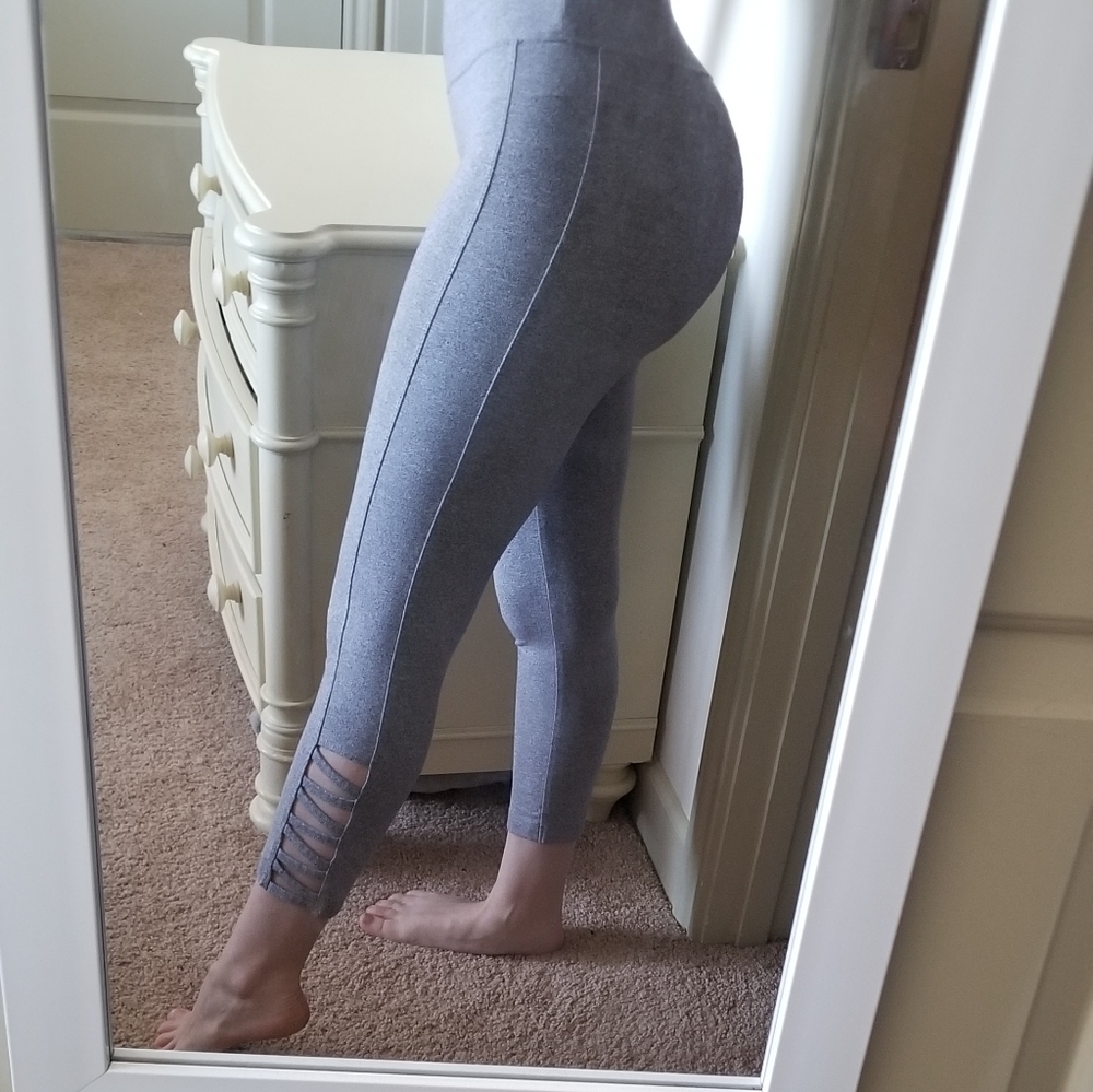Grey Victoria's Secret 3/4 length leggings